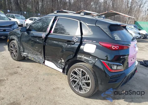 2022 Hyundai Kona N Line from USA, damaged, VIN KM8K33A30NU771015